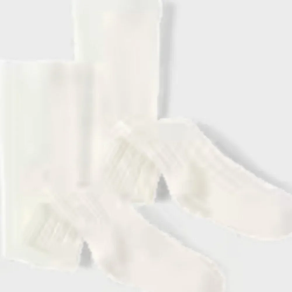 The Children's Place Girls Cable Knit Tights 2-Pack -simply white NWT size 4-5